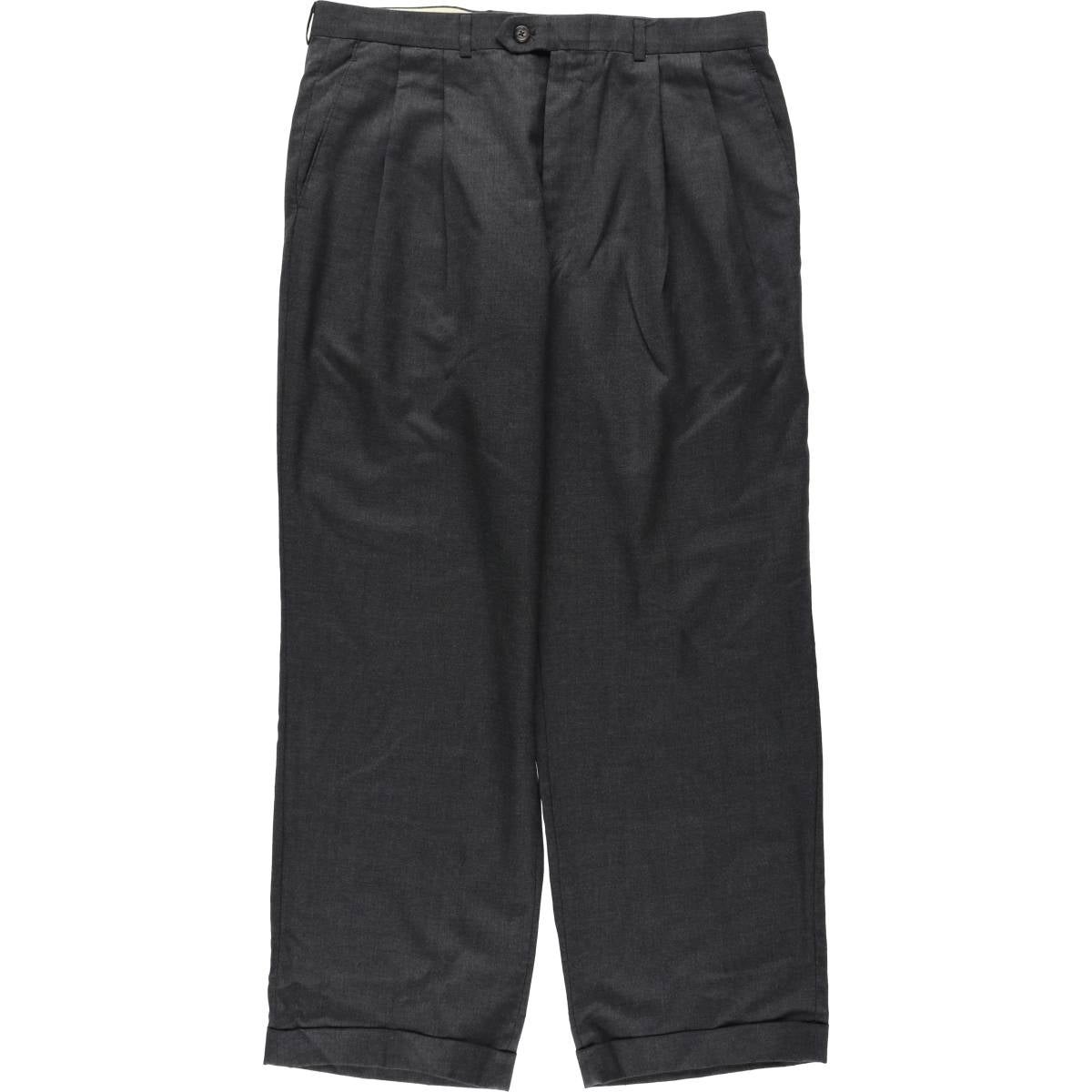 古着 ラルフローレン Ralph Lauren LAUREN ローレン ツータック ウール
