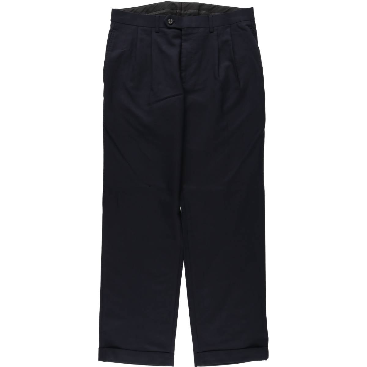 古着 ラルフローレン Ralph Lauren LAUREN ローレン SUPER 100'S ツータック ウールパンツ スラックス メンズw34相当/eaa622118 古着 ラルフローレン Ralph Lauren LAUREN ローレン SUPER 100S