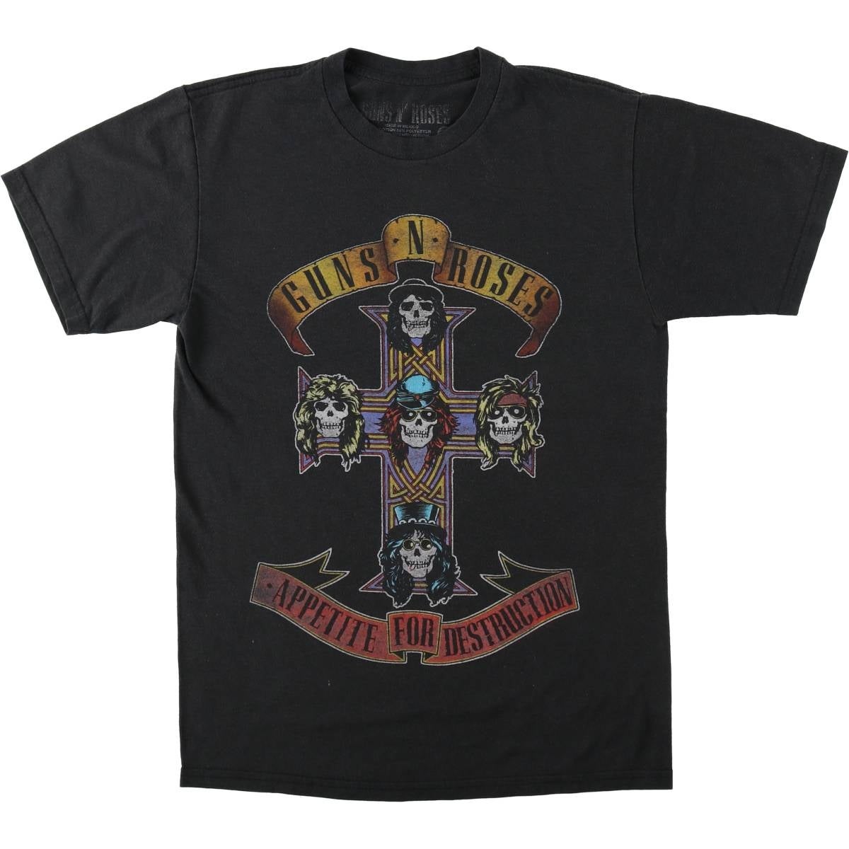 古着 GUNS N ROSES ガンズアンドローゼズ ドクロ柄 スカル柄 バンドT