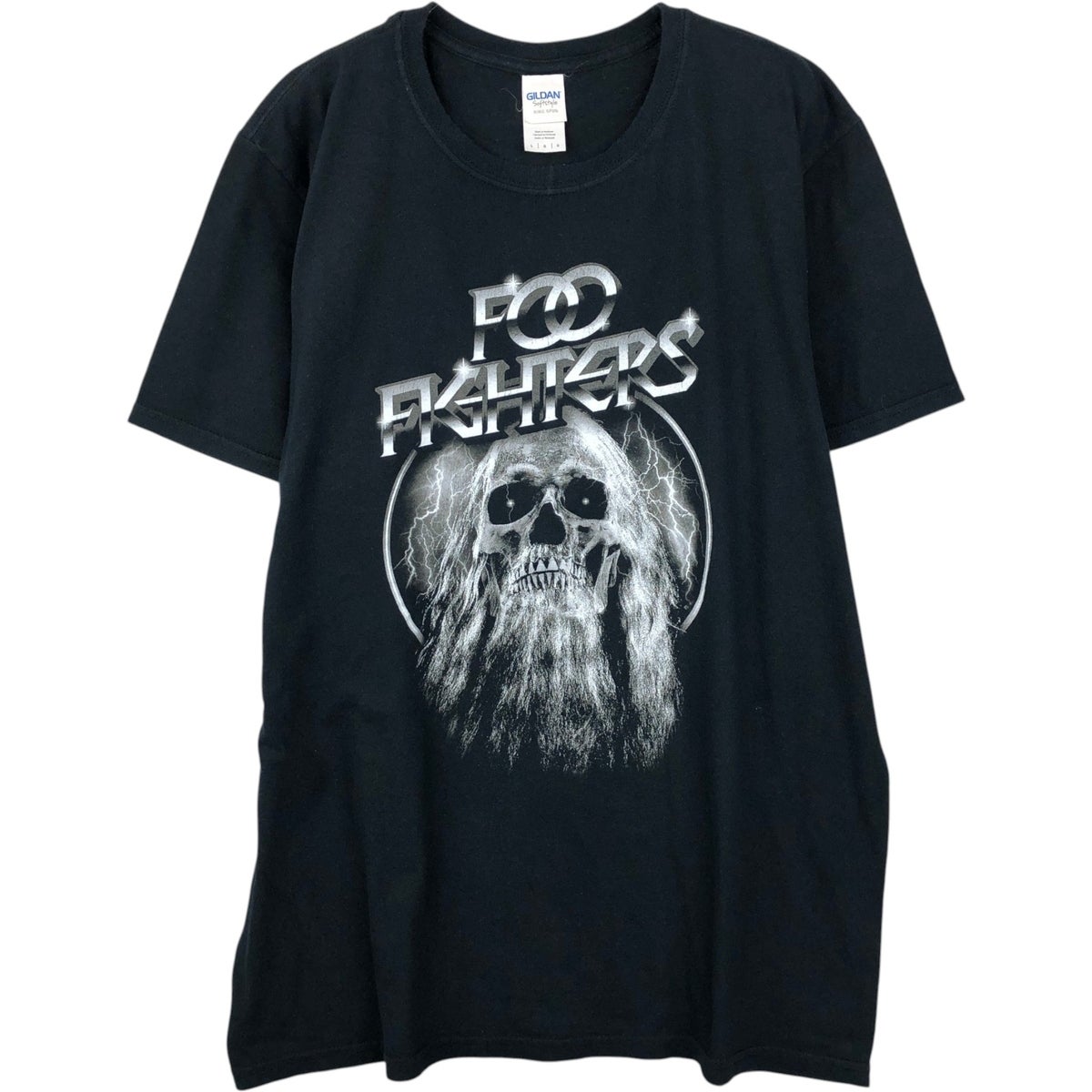 BON JOVI バンドTシャツ スカルプリント　古着　ボンジョヴィ　Lサイズ 古着 アンビル Anvil BON JOVI ボンジョヴィ ドクロ柄 スカル柄 バンド