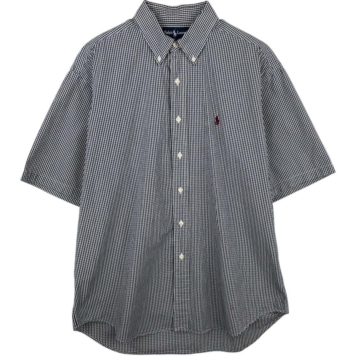 古着 ラルフローレン Ralph Lauren BLAKE ギンガムチェック 半袖