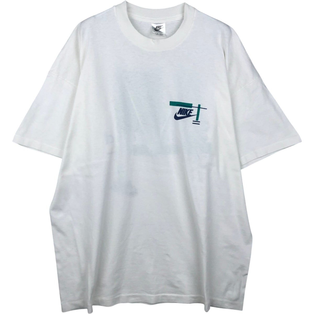 古着 90～00年代 ナイキ NIKE ロゴプリントTシャツ メンズXL相当