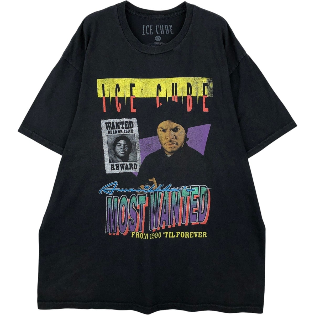 ICE CUBE 古着 古着 ICE CUBE アイスキューブ バンドTシャツ バンT メンズXL相当