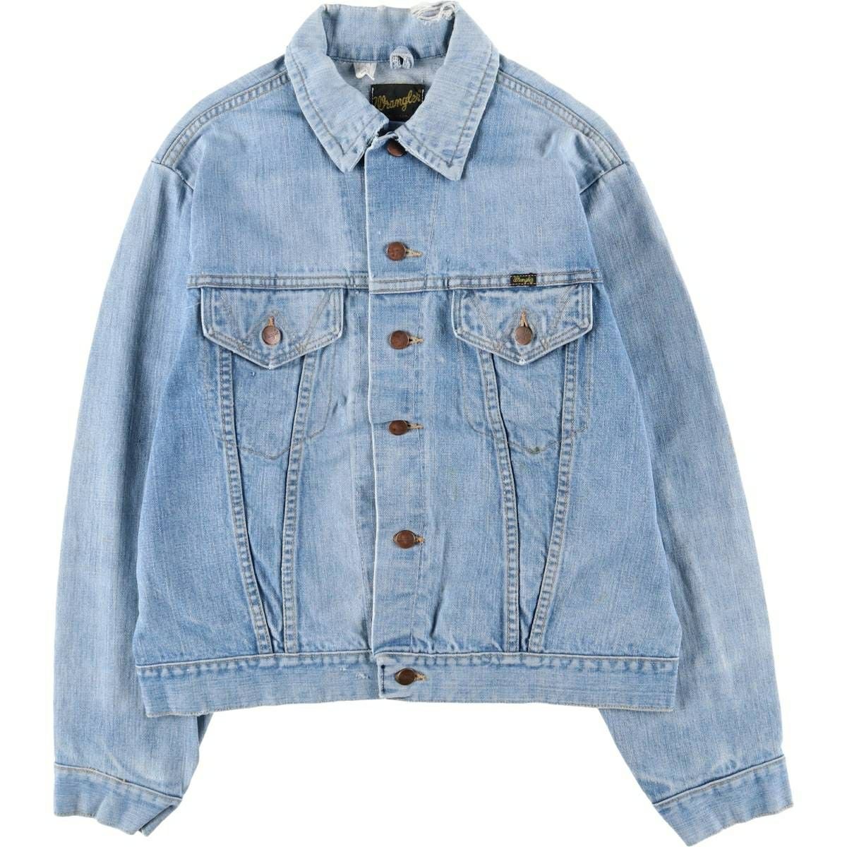 古着 70年代 ラングラー Wrangler CASEY JONES バットダイ デニム