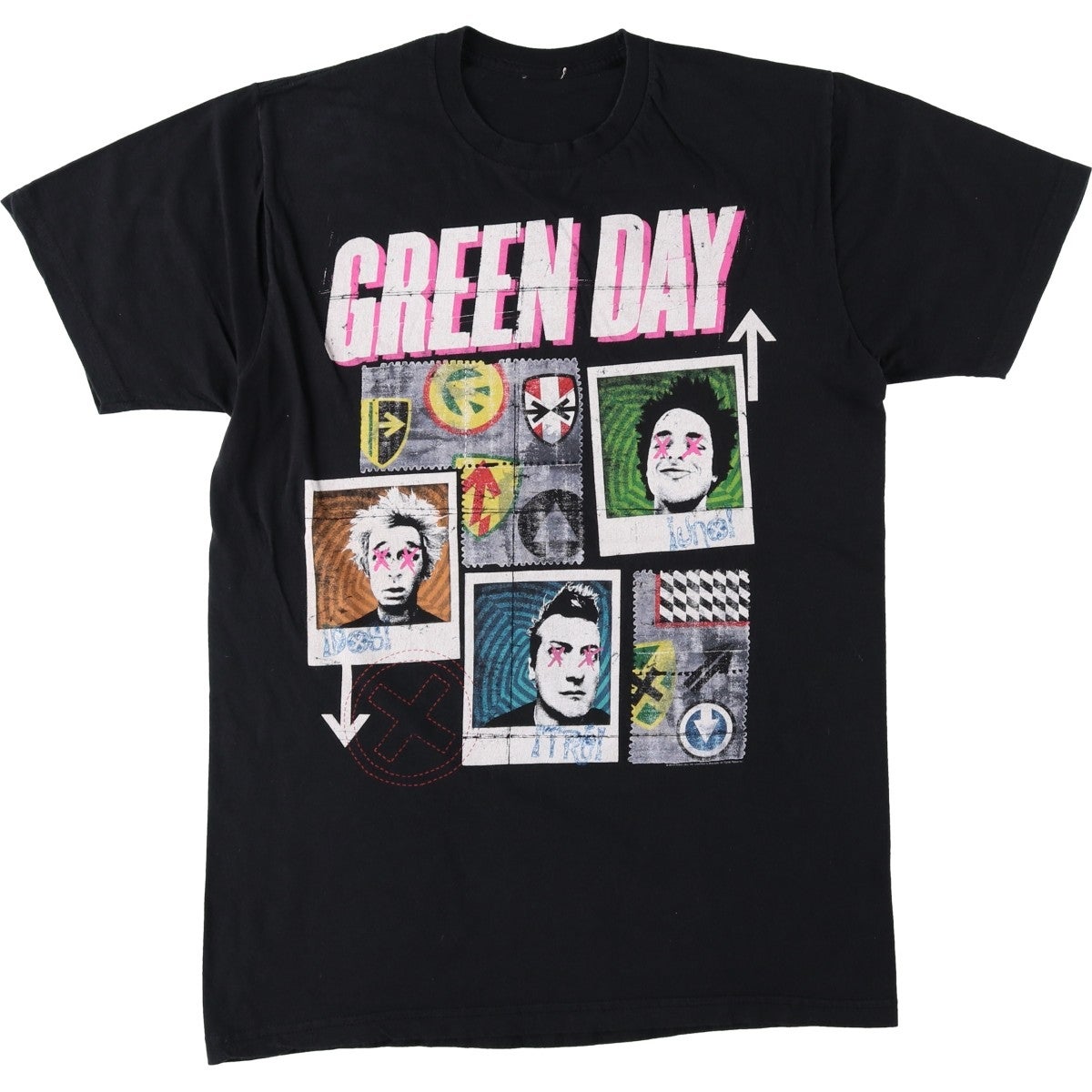 古着 GREEN DAY グリーンデイ バンドTシャツ バンT メンズM相当