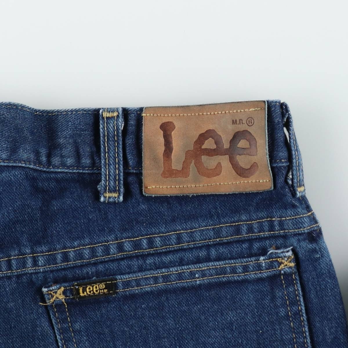 古着 リー Lee テーパードデニムパンツ USA製 メンズw34相当