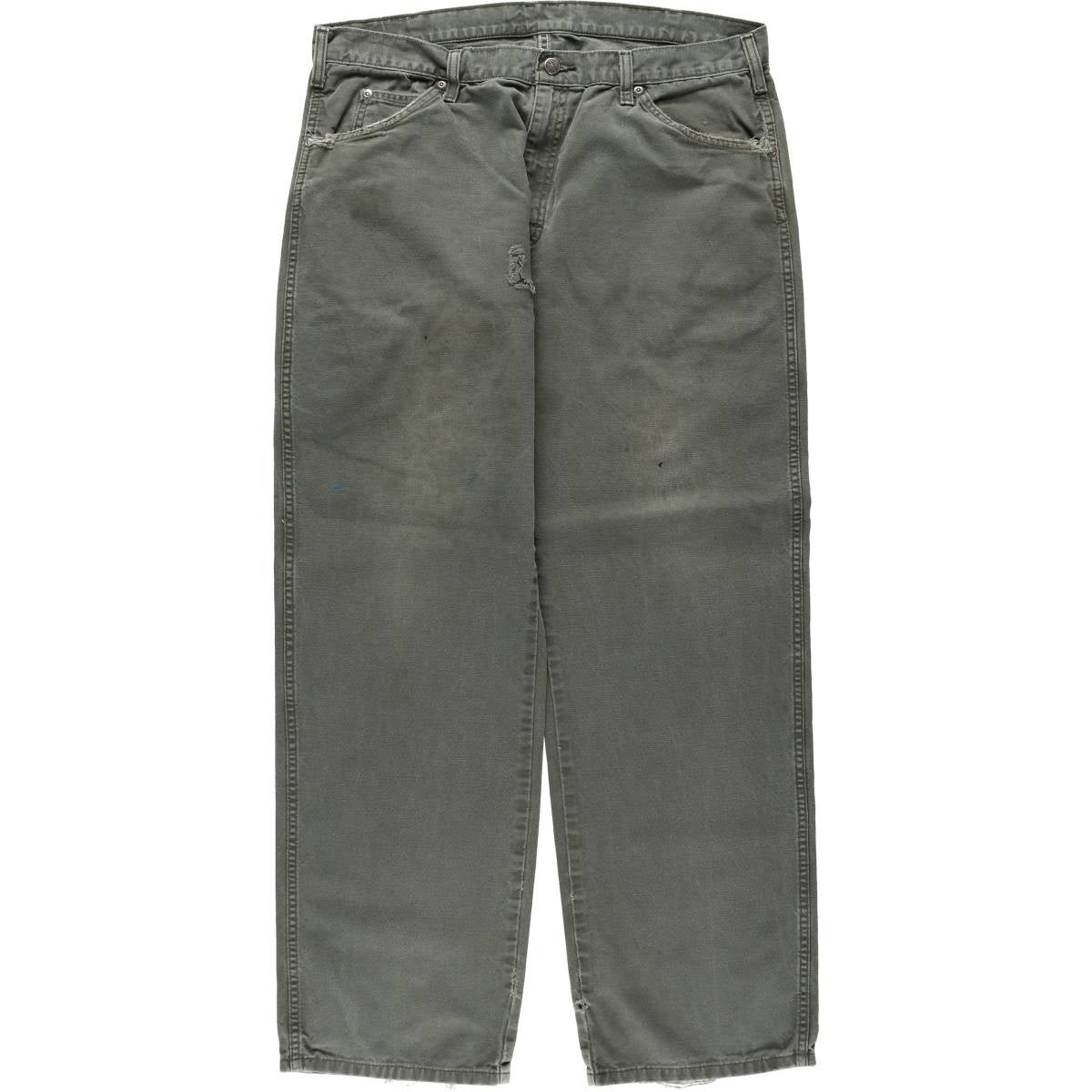 90’s Dickies ペインターパンツ ボロ　ディッキーズ　古着 古着 90年代 ディッキーズ Dickies デニムペインターパンツ メンズw31