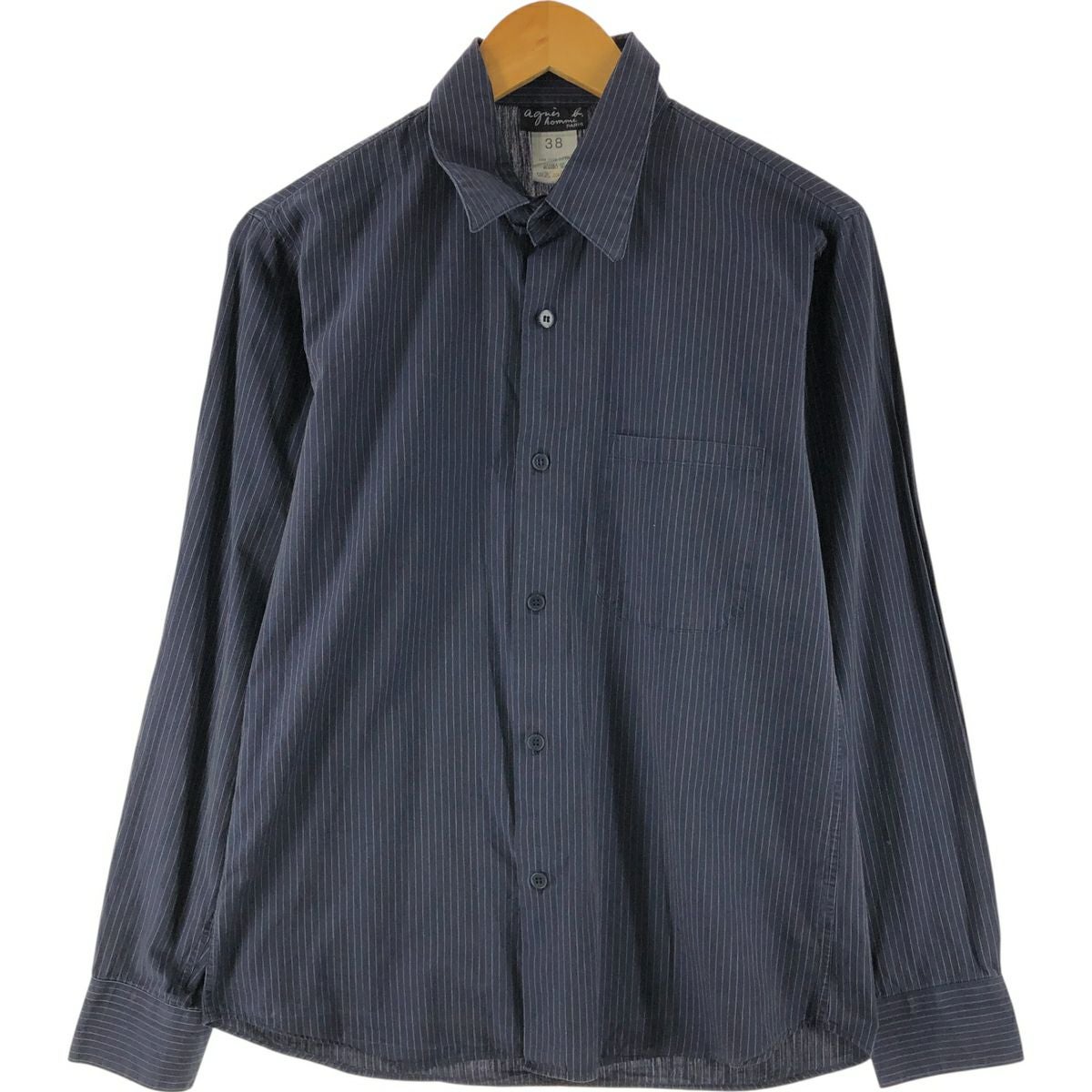 古着 90年代 アニエスベー agnes b. HOMME PARIS 長袖 コットン