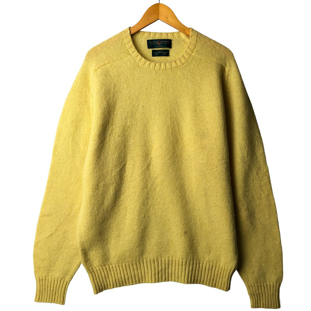 古着 アラン ペイン ALAN PAINE ウールニットセーター 英国製 メンズM