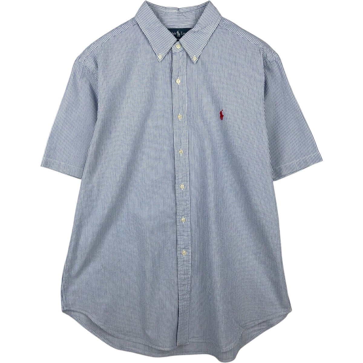 古着 ラルフローレン Ralph Lauren CLASSIC FIT 半袖 シアサッカー 古着 ラルフローレン Ralph Lauren CLASSIC FIT 半袖 シアサッカー