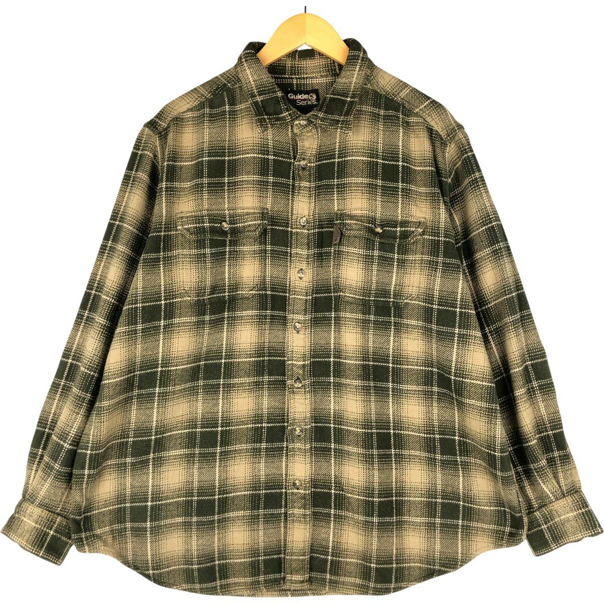 古着 90年代～ Guide Series オンブレチェック 長袖 ヘビーネル