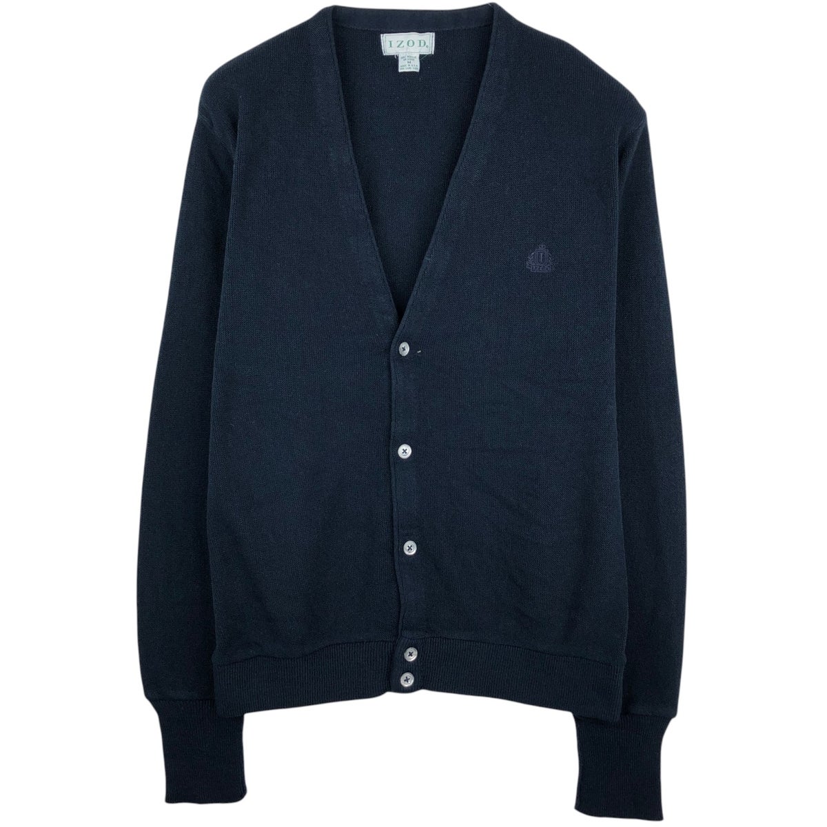 古着 90年代 IZOD アクリルニットカーディガン USA製 メンズS相当