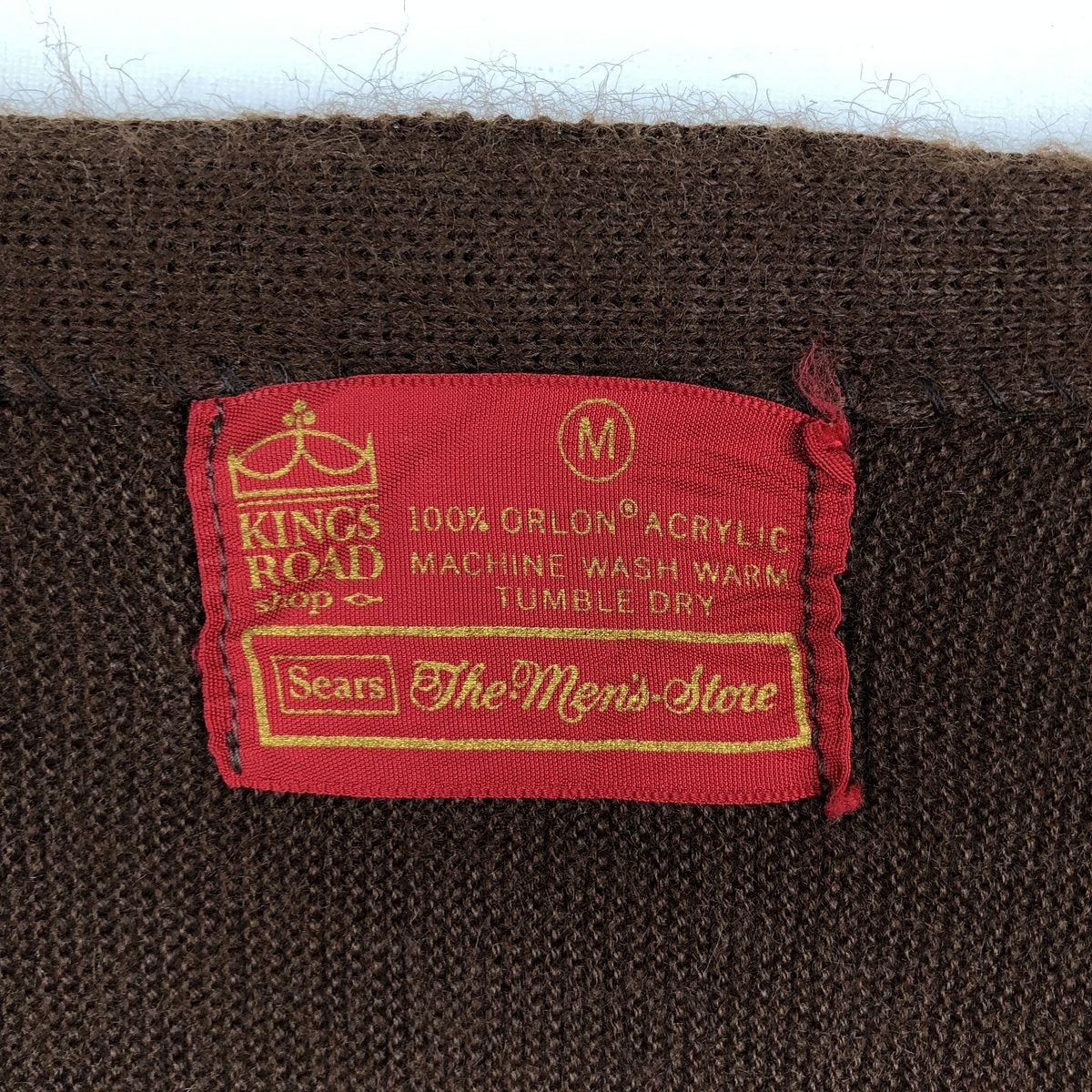 日本通販売 70年代 Sears / KING'S ROAD アクリルニットカーディガン
