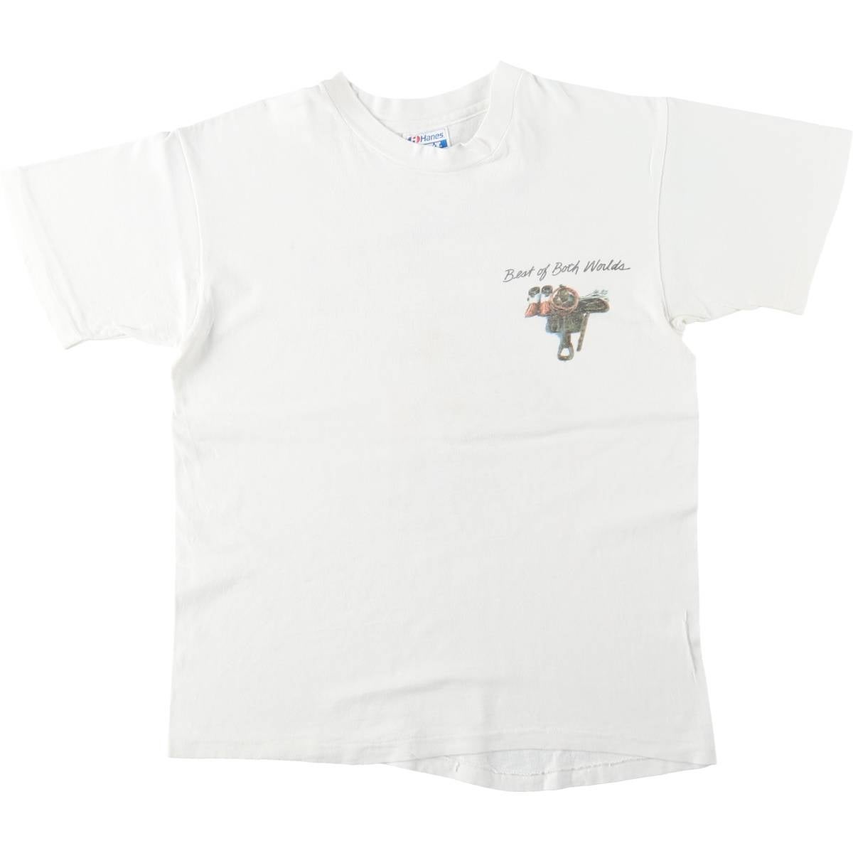 古着 80年代 ヘインズ Hanes ダーティペア ケイ ユリ キャラクタープリントTシャツ USA製 レディースXL メンズM ヴィンテージ /eaa238022 古着 80年代 ヘインズ Hanes BEEFY-T 青タグ プリントTシャツ USA製