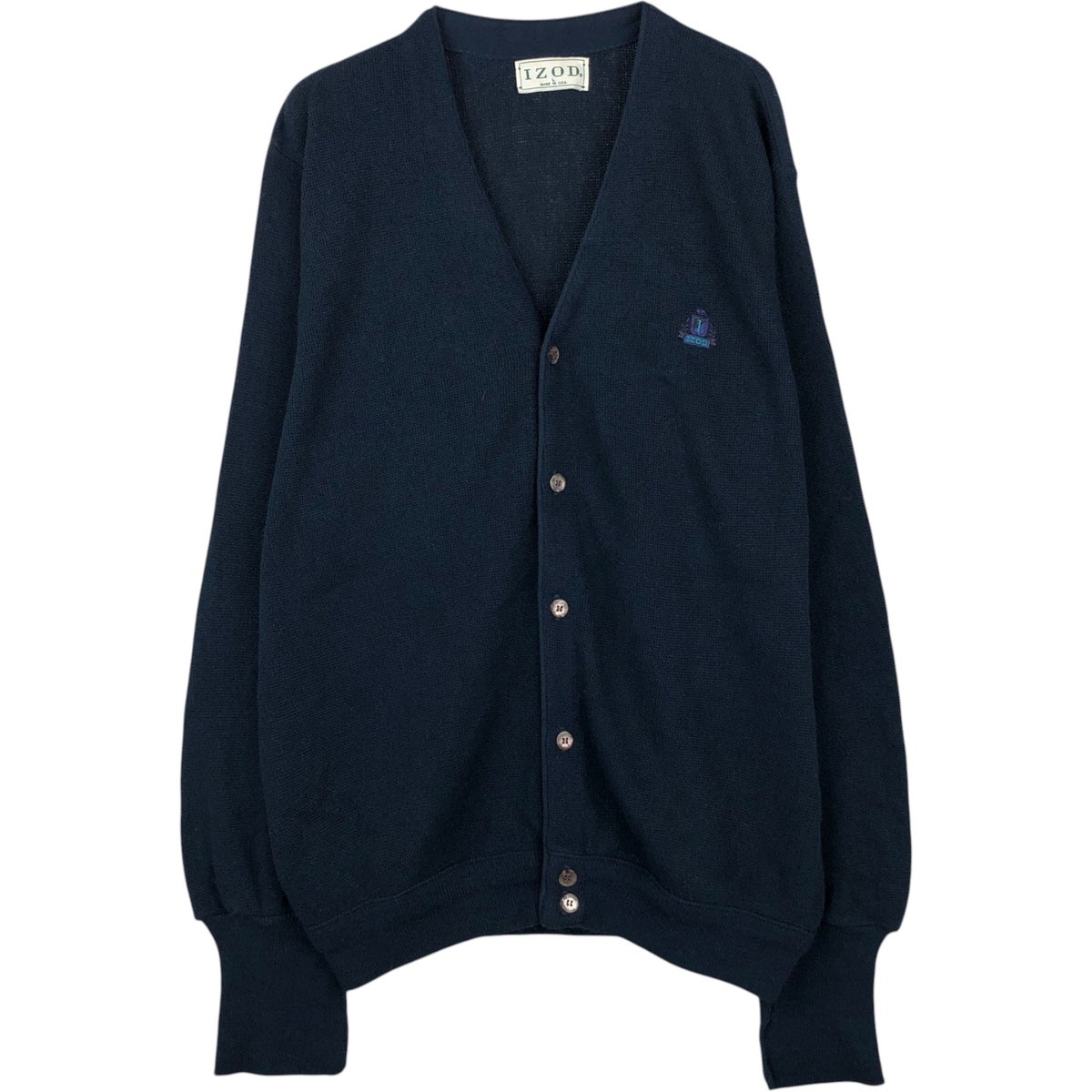 古着 ～90年代 ラコステ LACOSTE CLUB アクリルニットカーディガン USA