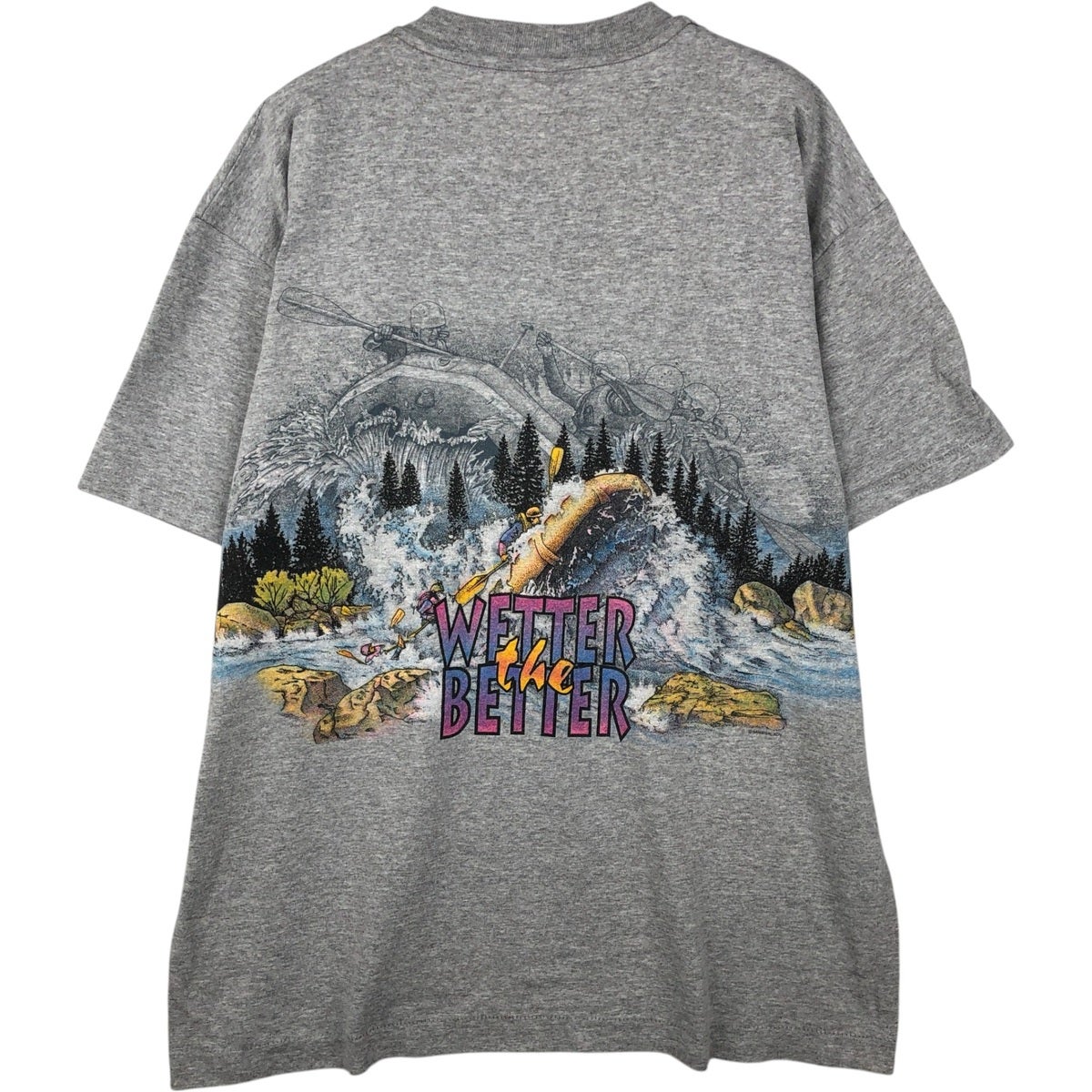 USA製 anvil ミッシェルガンエレファントビッグプリントTシャツ　アンビル 古着 90年代 アンビル Anvil プリントTシャツ USA製 メンズL相当