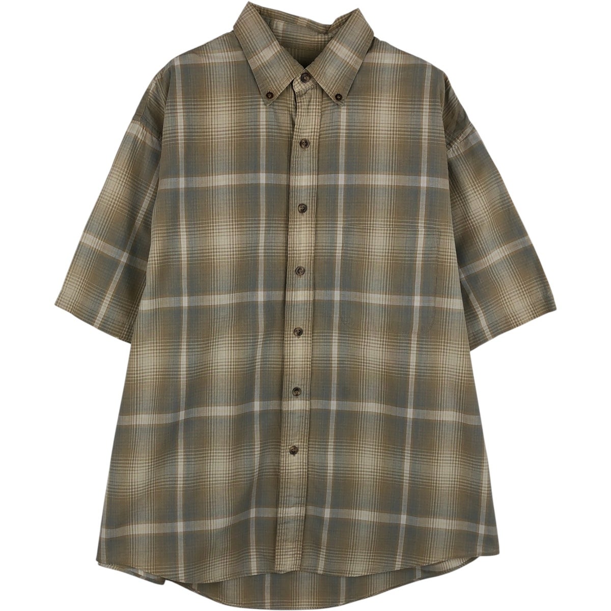 古着 ペンドルトン PENDLETON ボードシャツ オンブレチェック オープン
