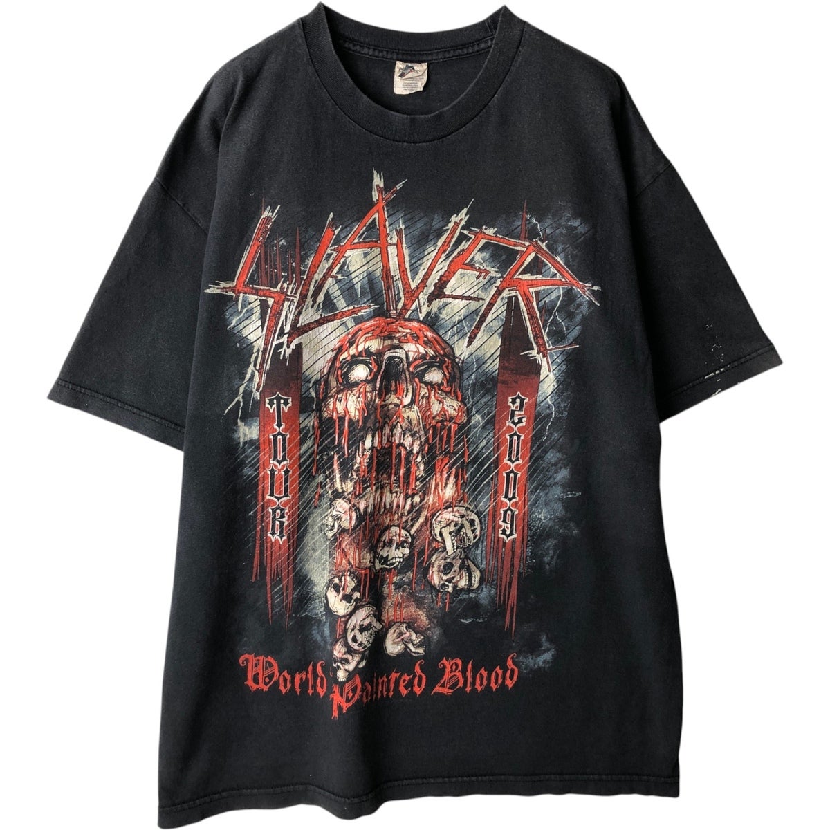 古着 アンビル Anvil BON JOVI ボンジョヴィ ドクロ柄 スカル柄 バンド