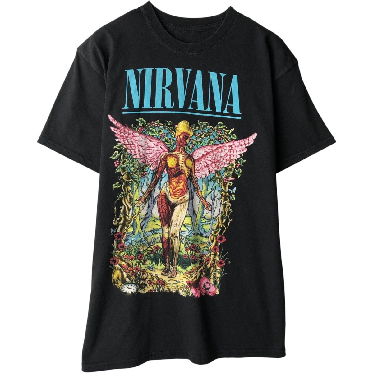 古着 NIRVANA ニルヴァーナ バンドTシャツ バンT メンズS相当 /eaa585195 古着 NIRVANA ニルヴァーナ バンドTシャツ バンT メンズM相当