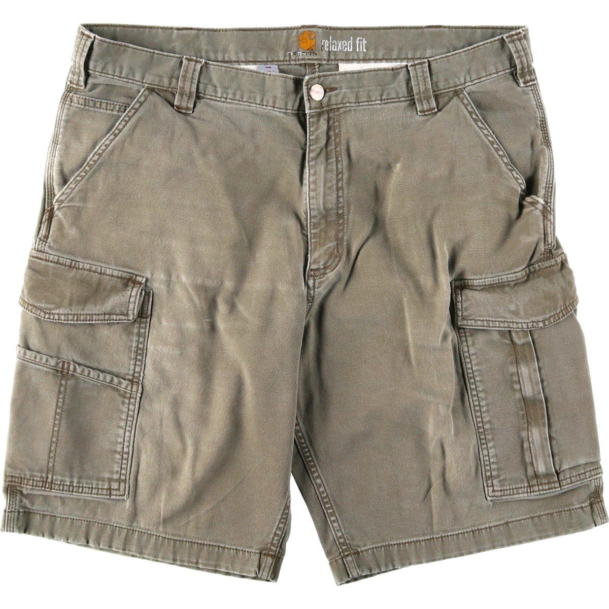 古着 カーハート Carhartt RELAXED FIT 迷彩柄 ダック カーゴショーツ
