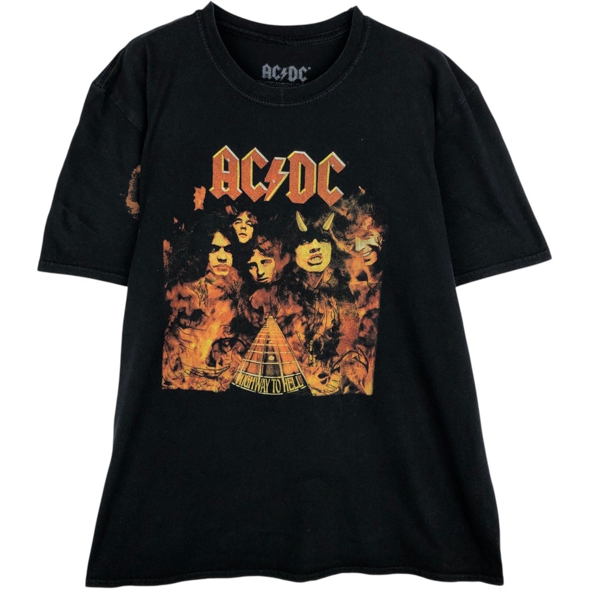 古着 Solid Rock AC/DC エーシーディーシー バンドTシャツ バンT