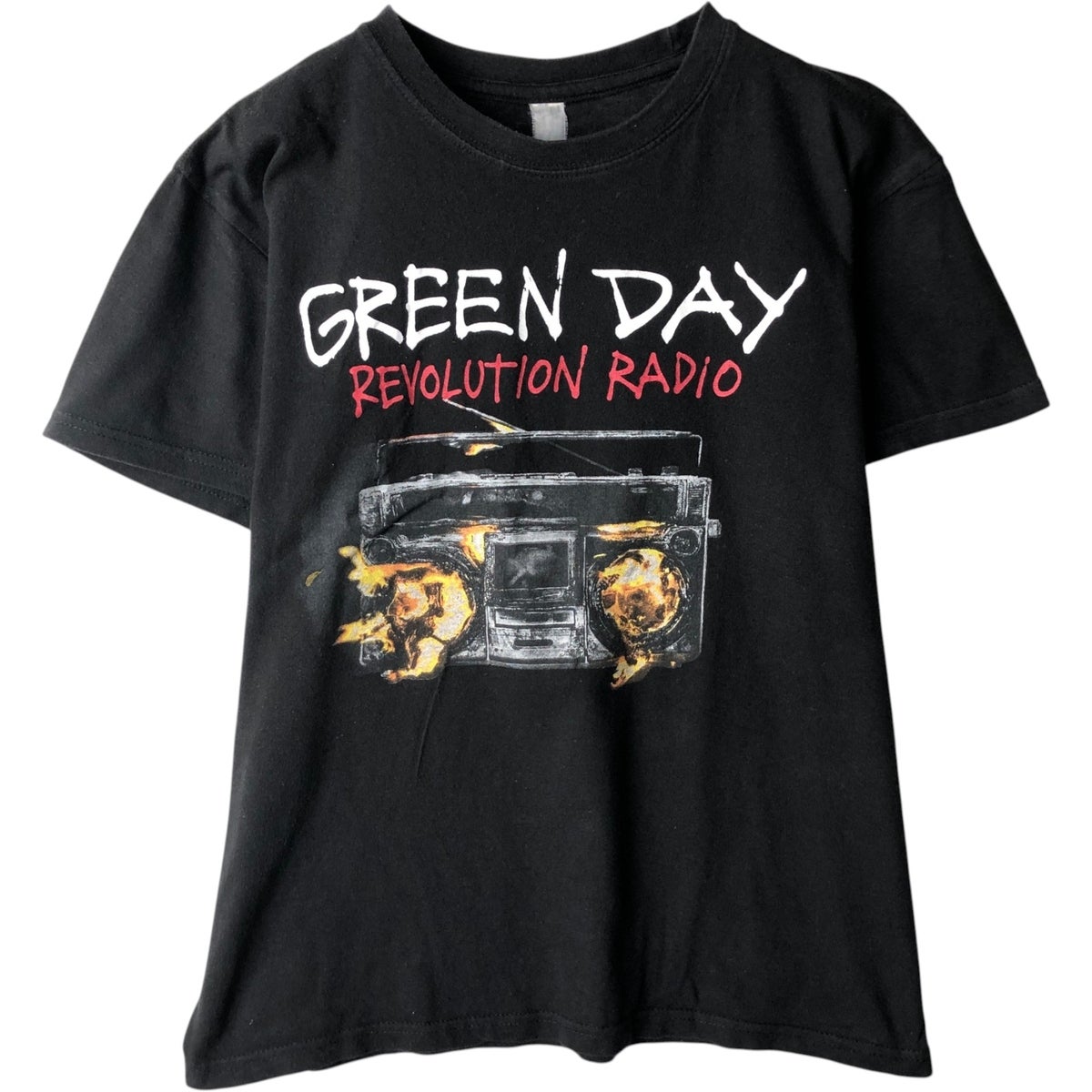 古着 GREEN DAY グリーンデイ バンドTシャツ バンT メンズM相当