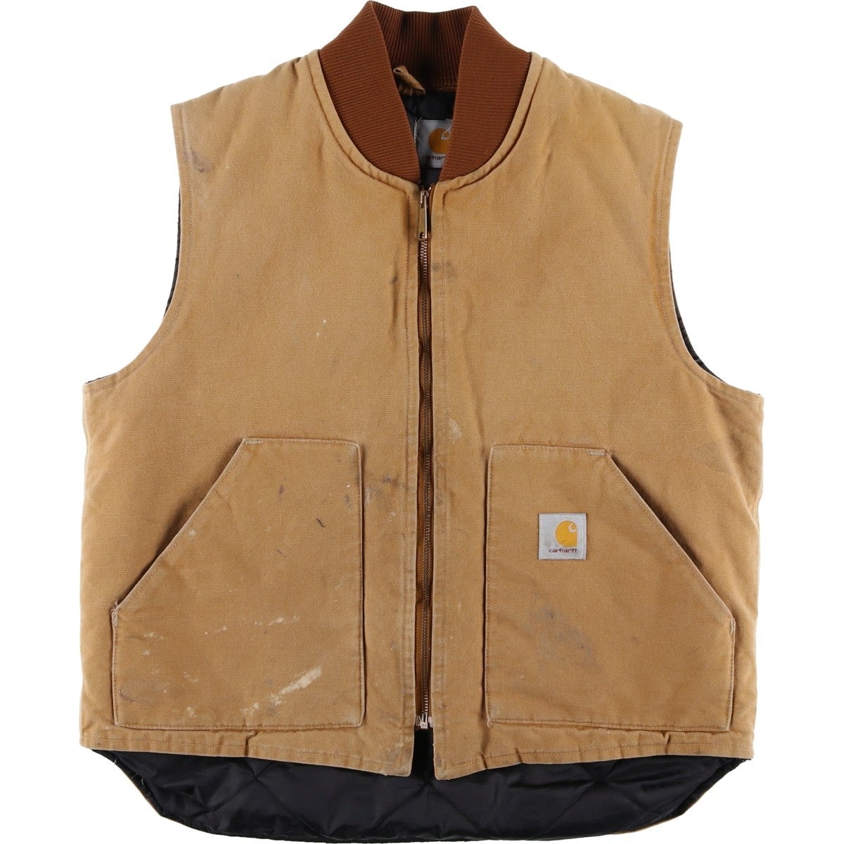 古着 90年代 カーハート Carhartt ダックベスト USA製 メンズL相当