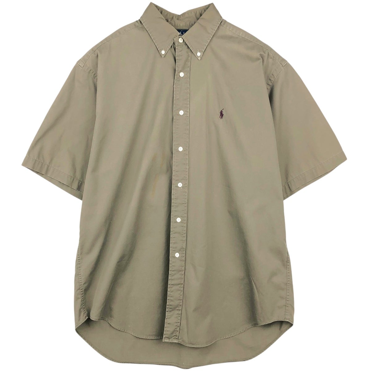 古着 ラルフローレン Ralph Lauren BLAKE 半袖 リネン ボタンダウン