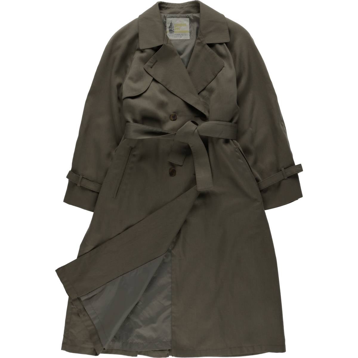古着 アクアスキュータム Aquascutum AQUA5 トレンチコート 英国製