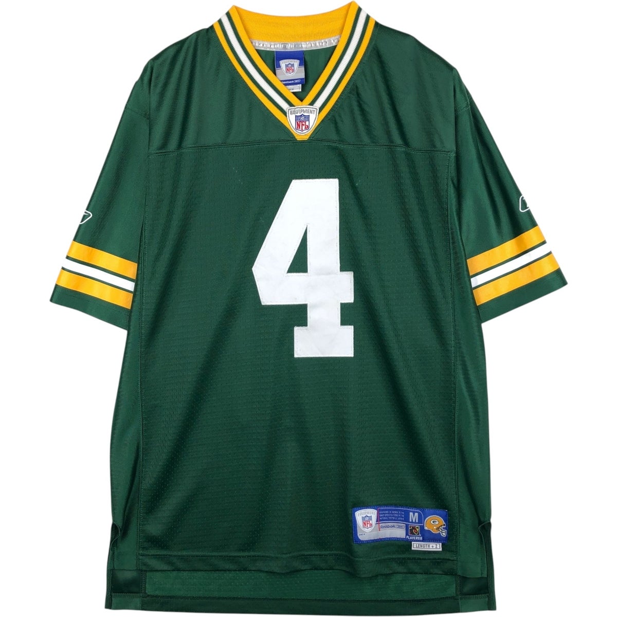 超希少【NFL】リーボック グリーンベイ パッカーズ チーム刺繍 ゲームシャツ 古着 リーボック Reebok NFL GREEN BAY PACKERS グリーンベイ