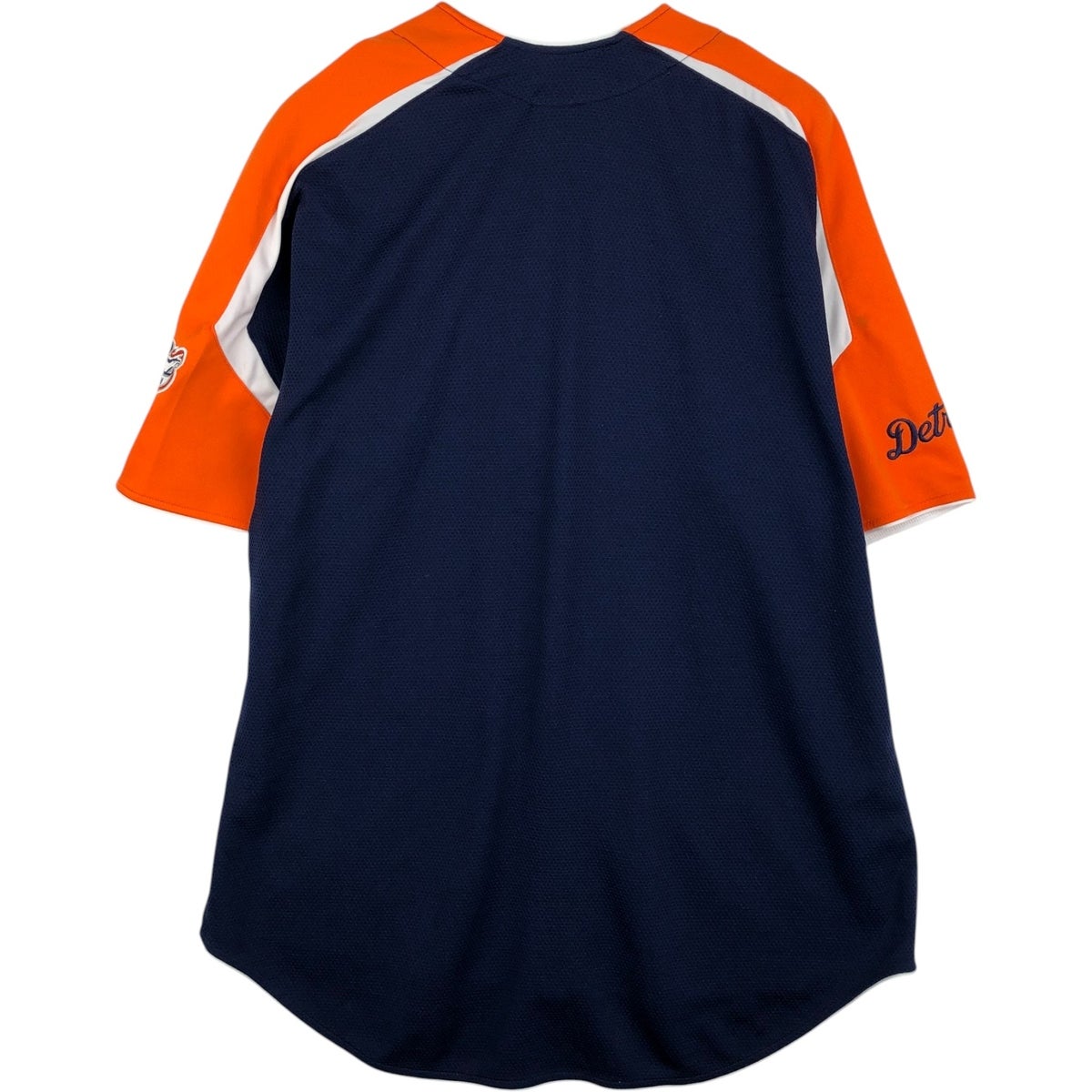 USA製 00s Detroit Tigers 袖ワッペン付き 古着ゲームシャツ 古着 ～00年代 ナイキ NIKE TEAM MLB DETROIT TIGERS デトロイト