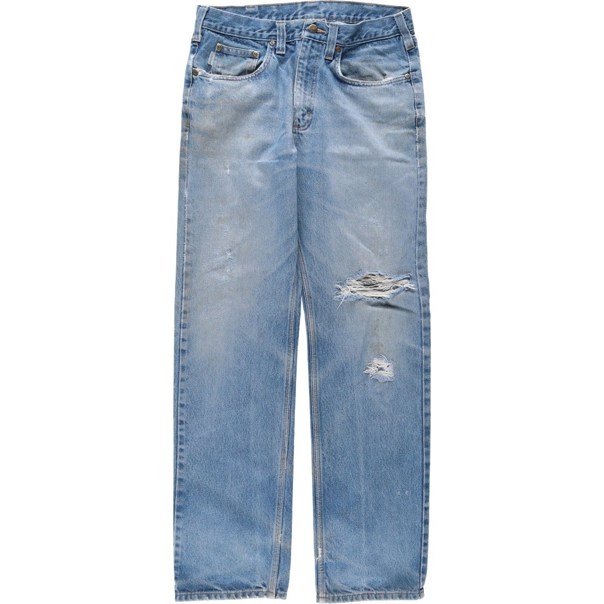 古着 カーハート Carhartt Traditional FIT テーパードデニムパンツ