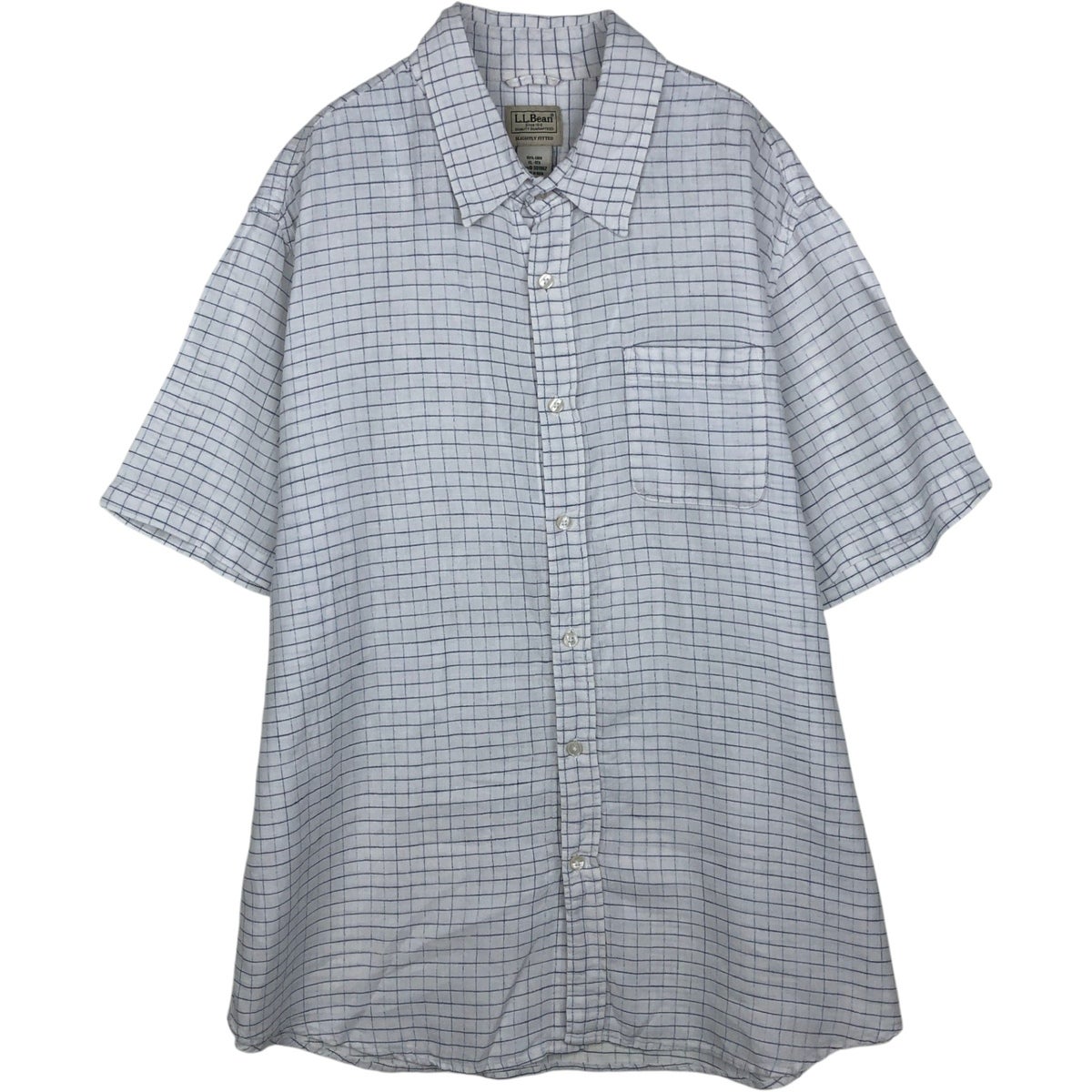 80年代L.L.Beanエルエルビーンマルチボーダー コットンニット　USA製 古着 90年代～ エルエルビーン L.L.Bean ボーダー柄 マルチボーダー