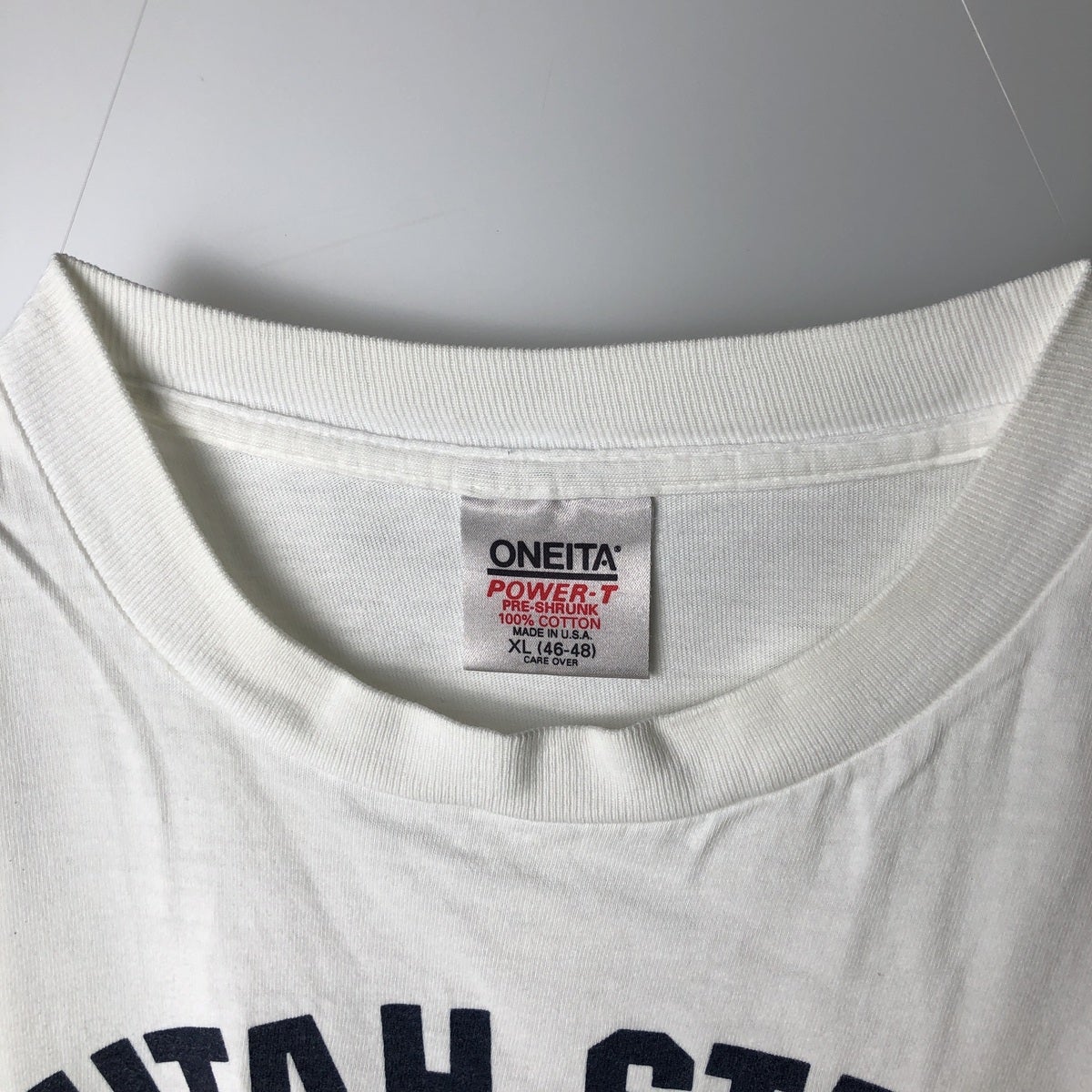 古着 90年代 オニータ ONEITA POWER-T カレッジTシャツ USA製 メンズXL