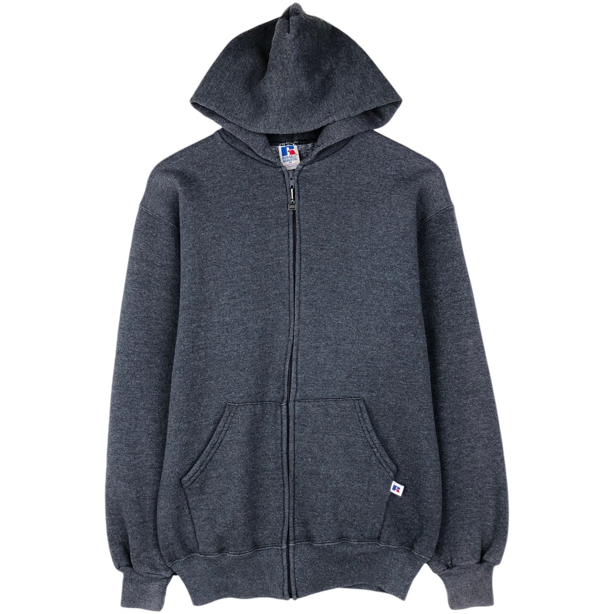 古着 90年代 ラッセル Russell ATHLETIC スウェットフルジップパーカー