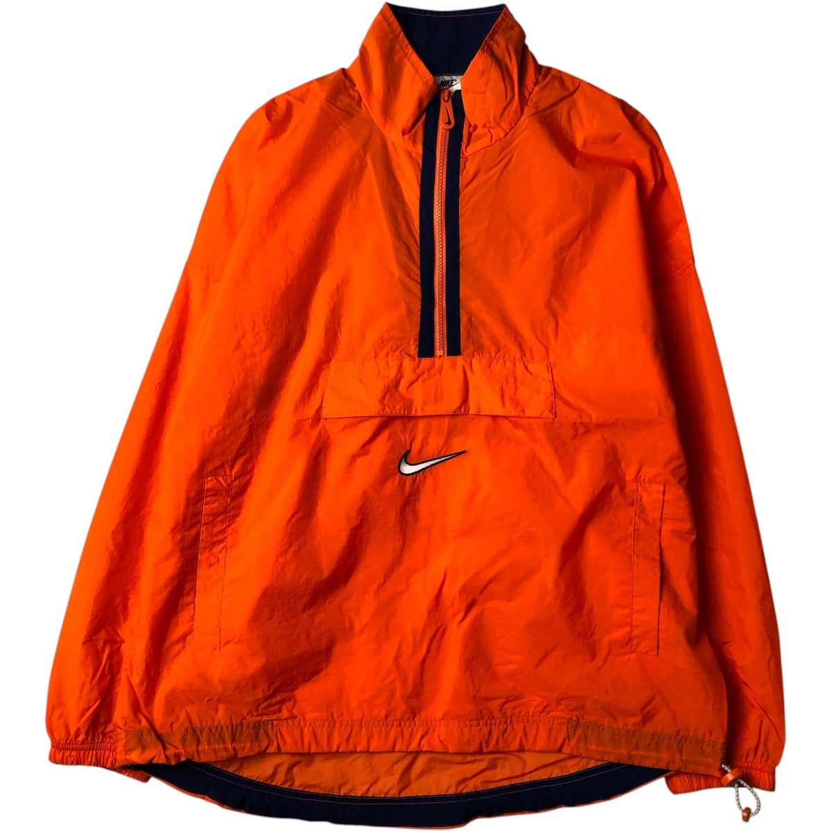 80s Nike USA製 オレンジタグ　アノラック　ナイロンジャケット　メンズ 古着 90年代 ナイキ NIKE アノラックジャケット メンズM相当