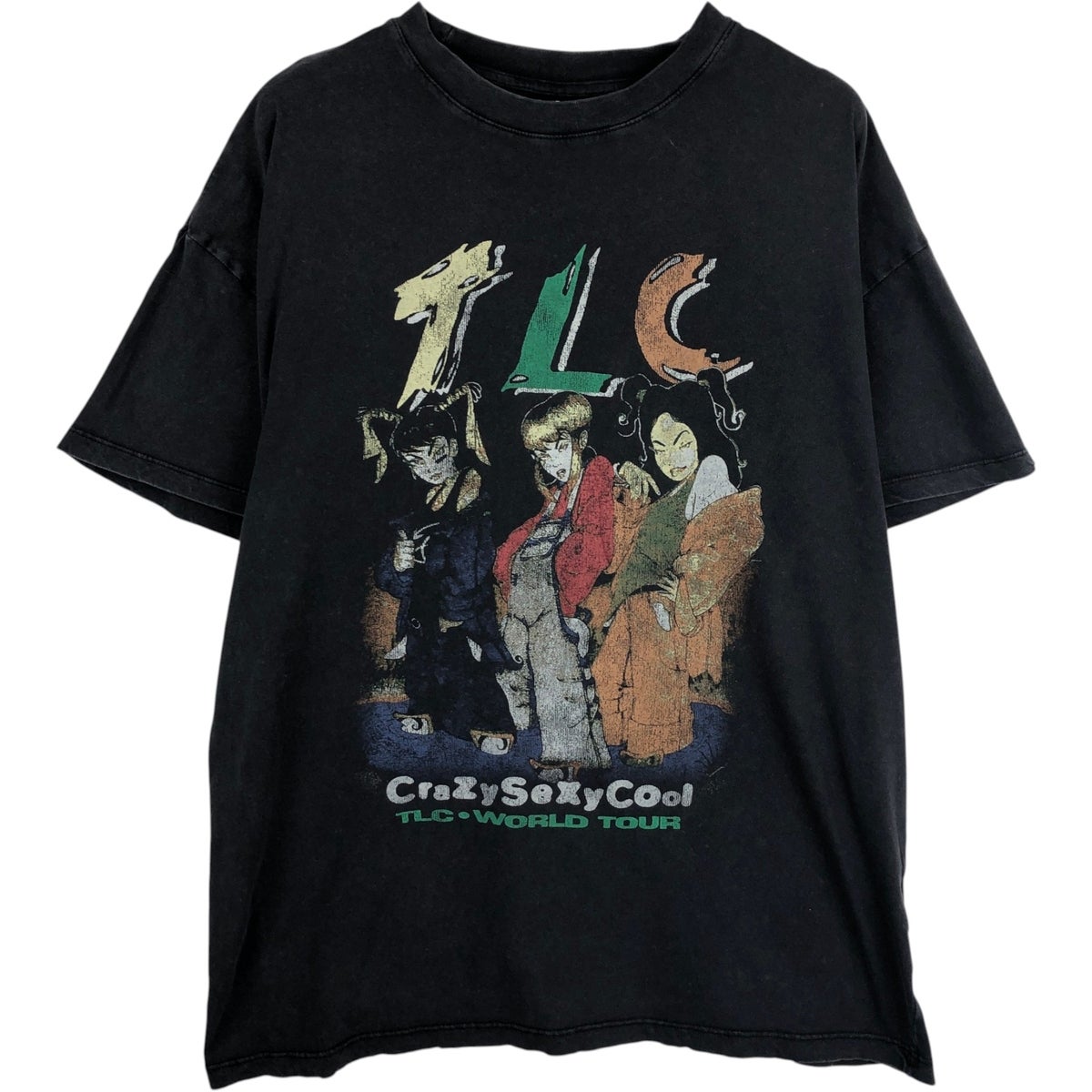 古着 TLC ティーエルシー ラップTシャツ ラップT メンズXL相当