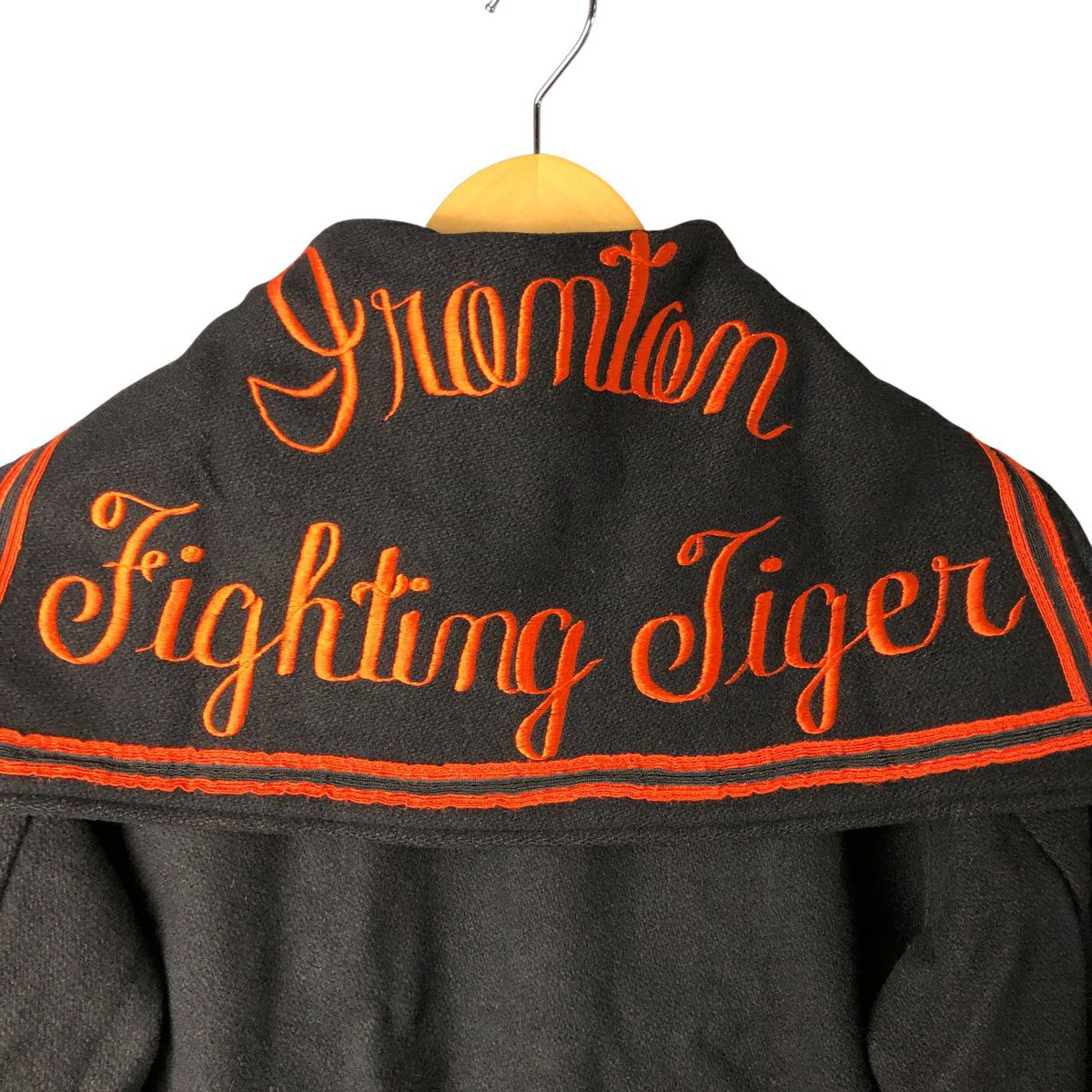 古着 70年代 KAYE BROS セーラーカラー ウールスタジャン アワード