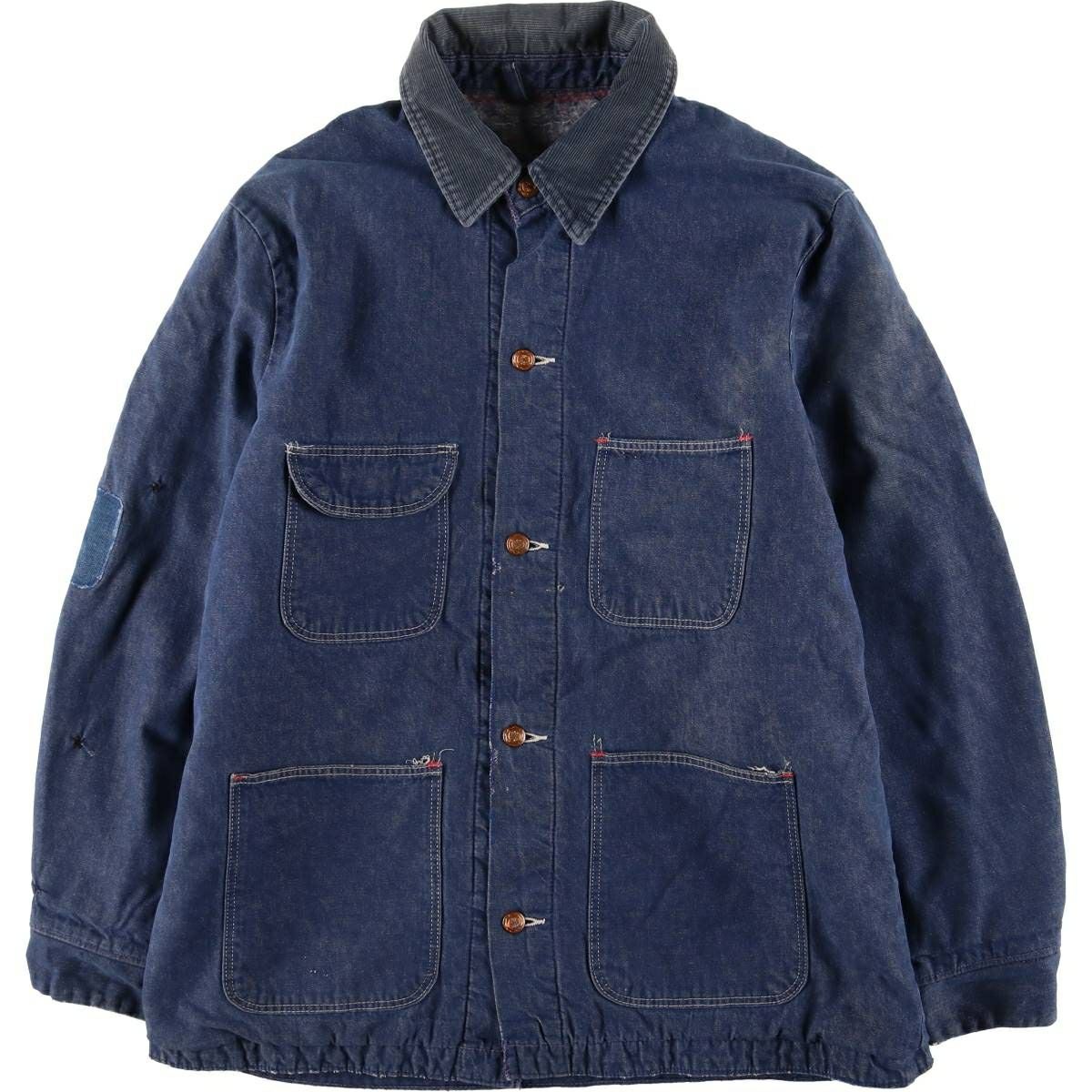 古着 70年代 ブルーベル BLUE BELL バットダイ デニムカバーオール