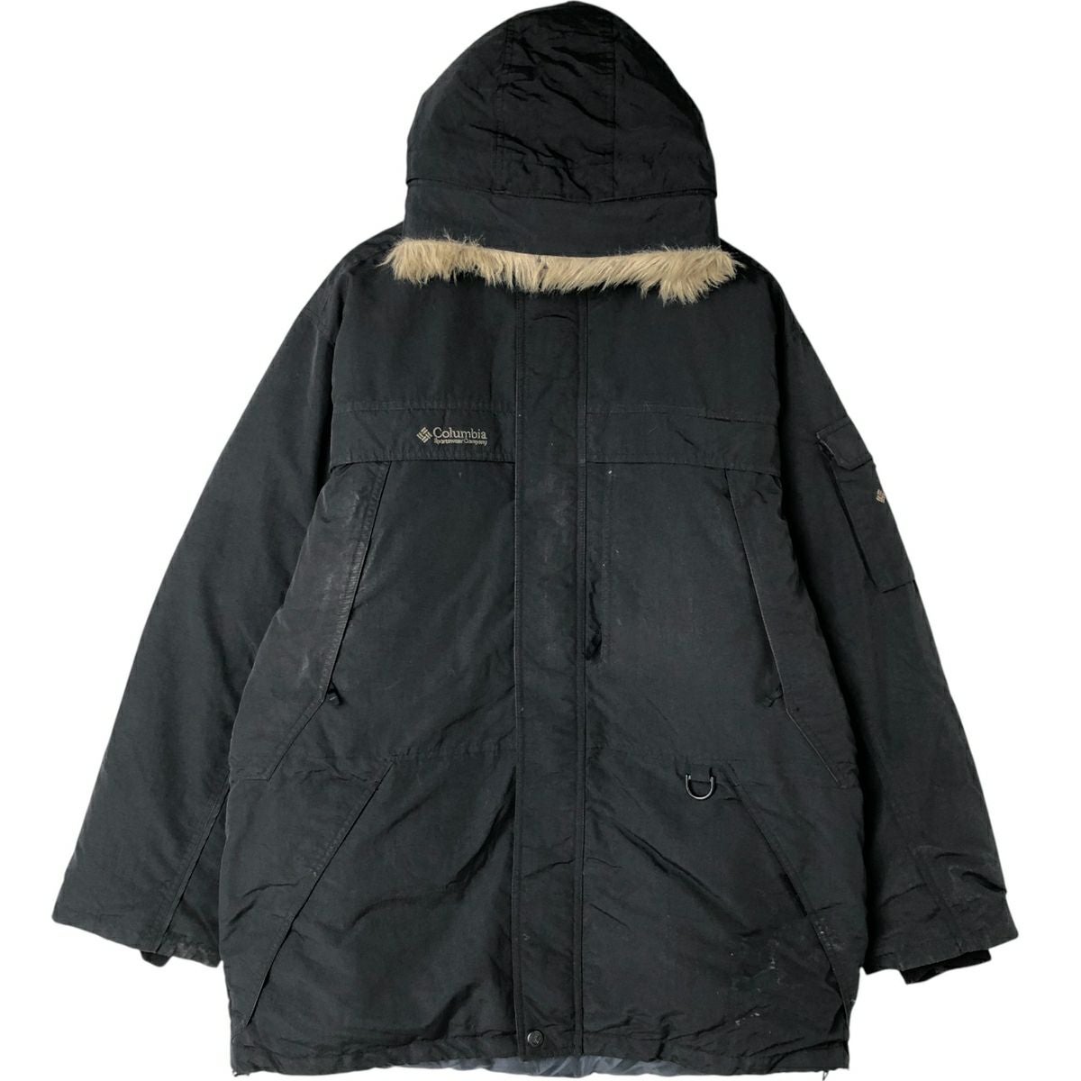 古着 90年代 コロンビア Columbia ナイロンパーカー メンズM相当