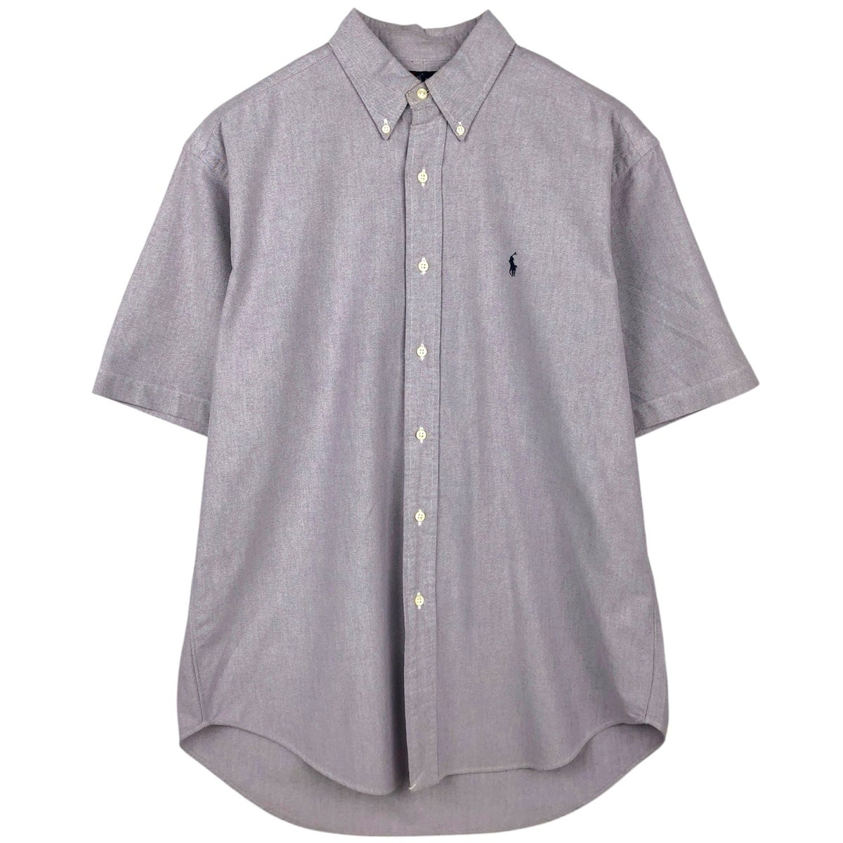 ラルフローレン ブラックレーベル ストレッチウール 7分袖 シャツ 9 グレー Ralph Lauren - ラルフローレン ブラックレーベル ストレッチウール 7