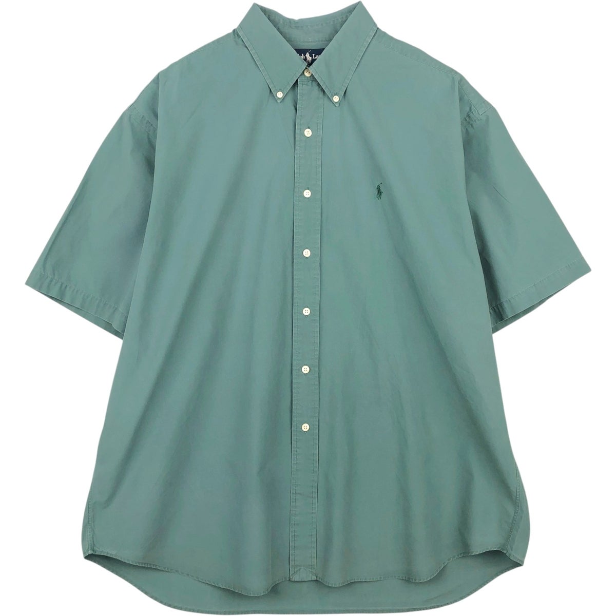 古着 ラルフローレン Ralph Lauren BLAKE 半袖 リネン ボタンダウン