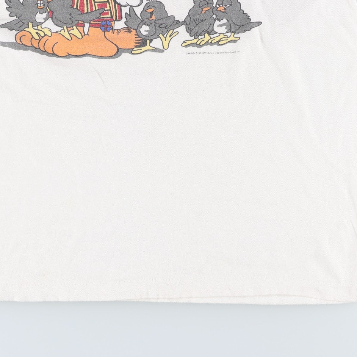 古着 ～90年代 GARFIELD ガーフィールド キャラクタープリントTシャツ