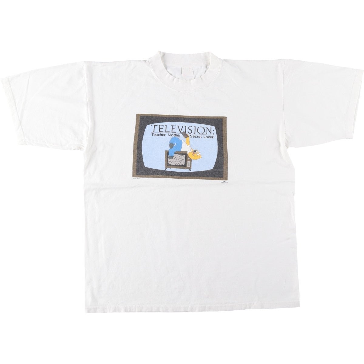 古着 デルタ DELTA THE SIMPSONS シンプソンズ キャラクタープリントT