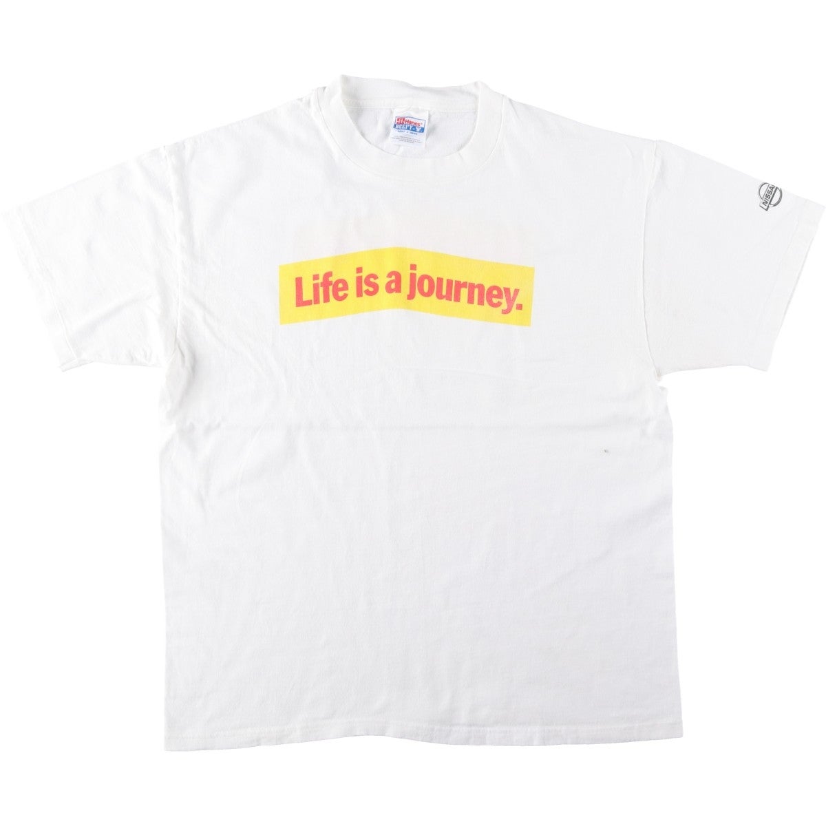 古着 90年代 ヘインズ Hanes BEEFY-T 青タグ 魚柄 アニマルTシャツ USA