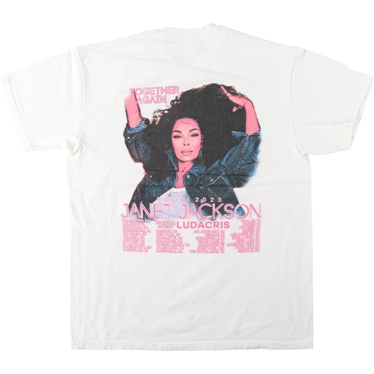 Ｊ*様 Janet Jackson 古着ジャネット・ジャクソンTシャツ ヴィンテ 古着 JANET JACKSON ジャネットジャクソン バンドTシャツ バンT メンズ