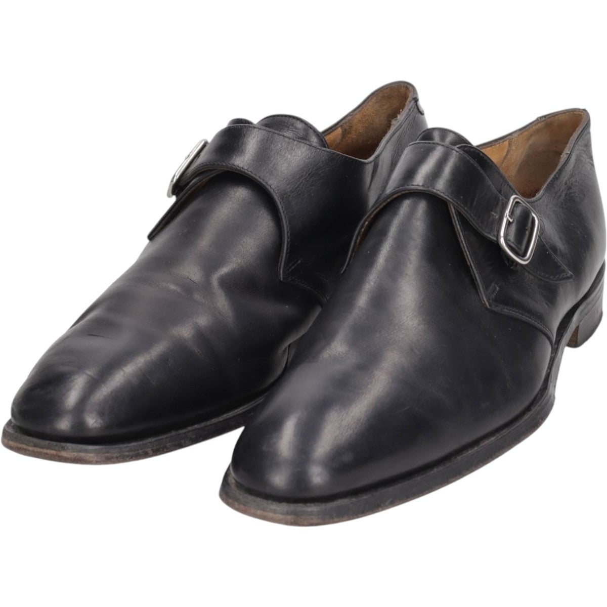 古着 グレンソン GRENSON footmaster モンクストラップシューズ 英国製