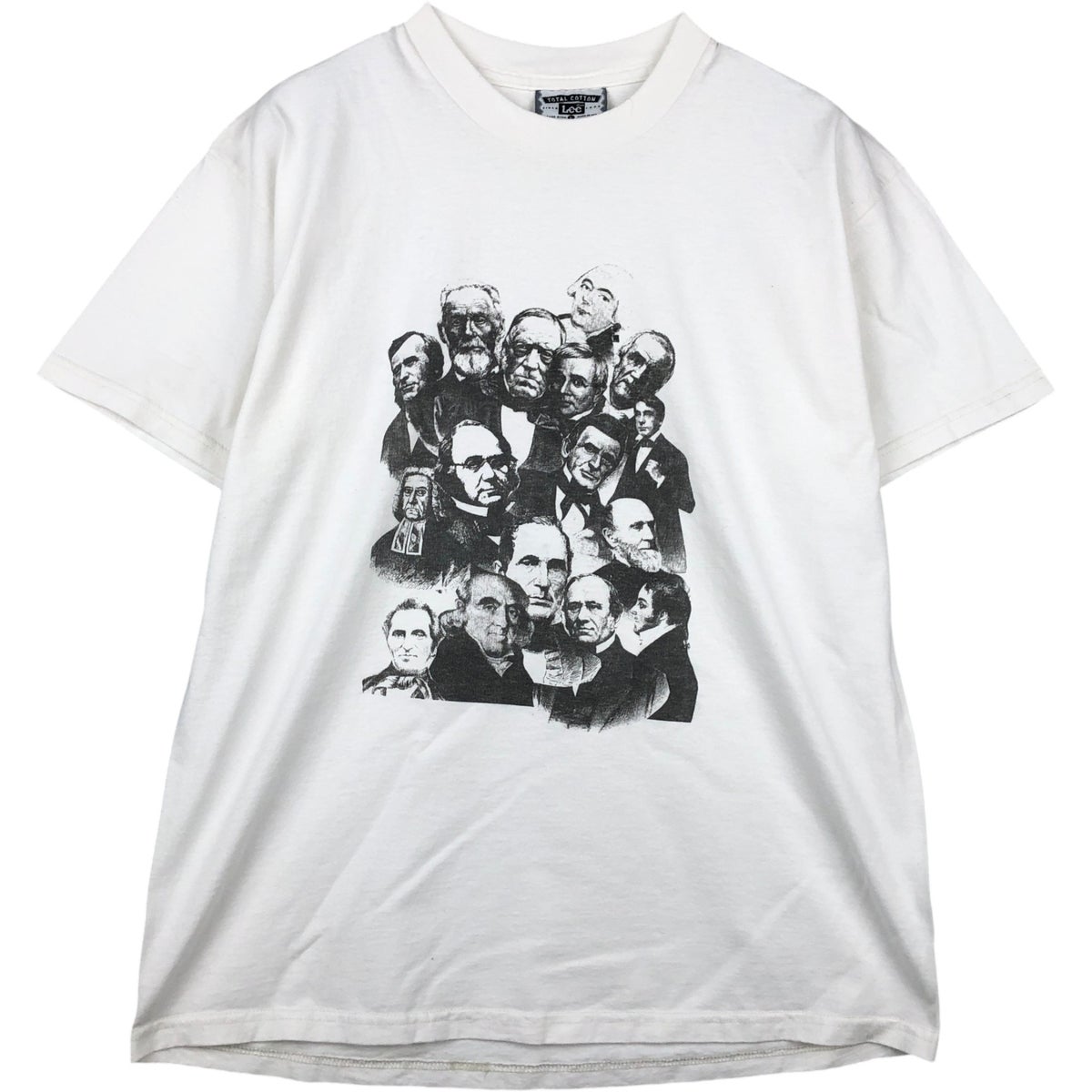 古着 90年代 リー Lee 偉人Tシャツ USA製 メンズL相当 ヴィンテージ