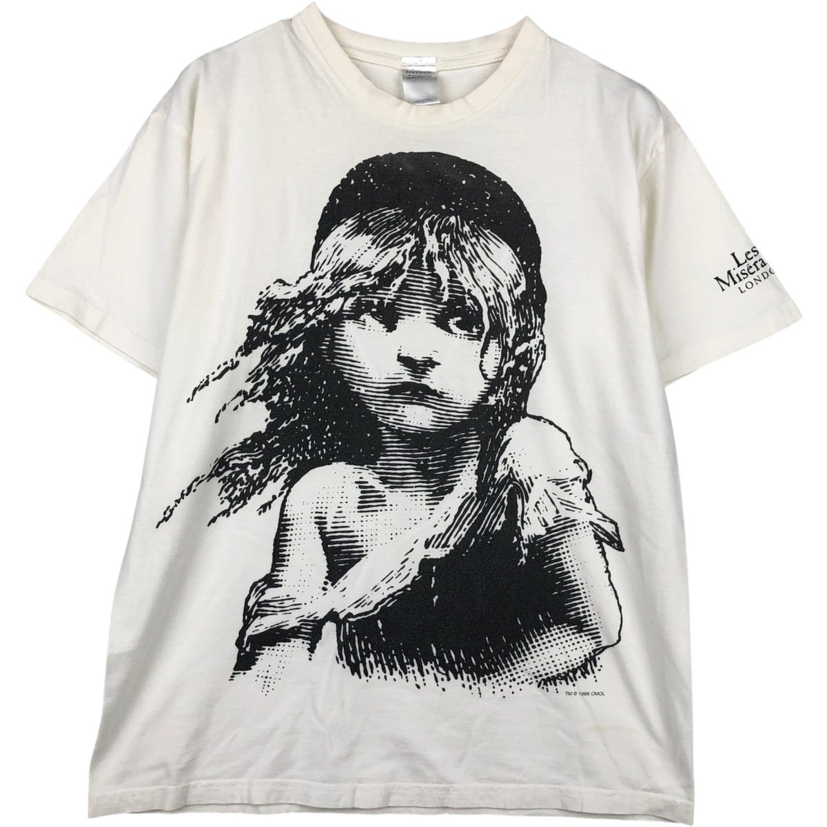 古着 80年代 Les Miserables レミゼラブル LONDON アートTシャツ