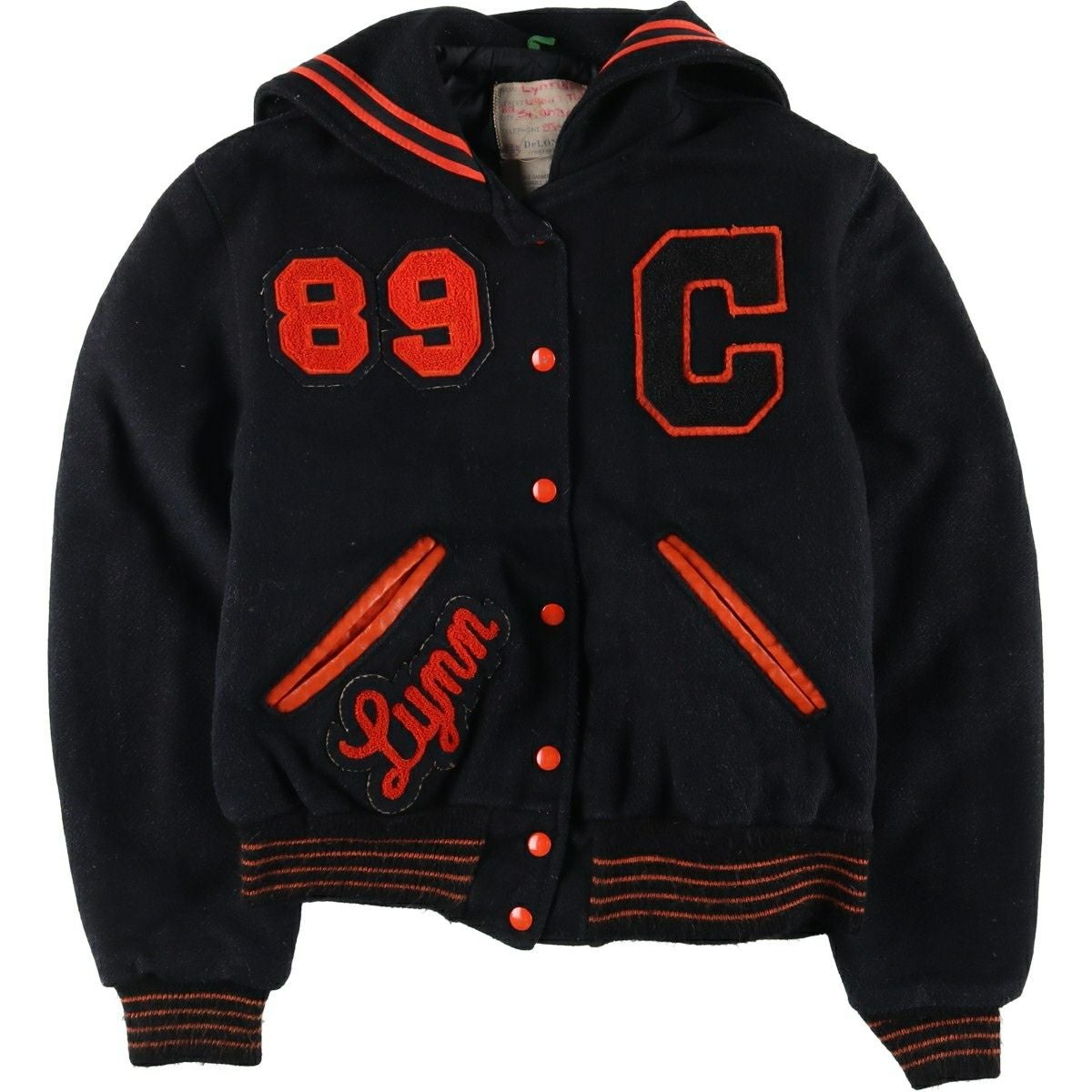 古着 70～80年代 デロング DeLONG セーラーカラー ウールスタジャン